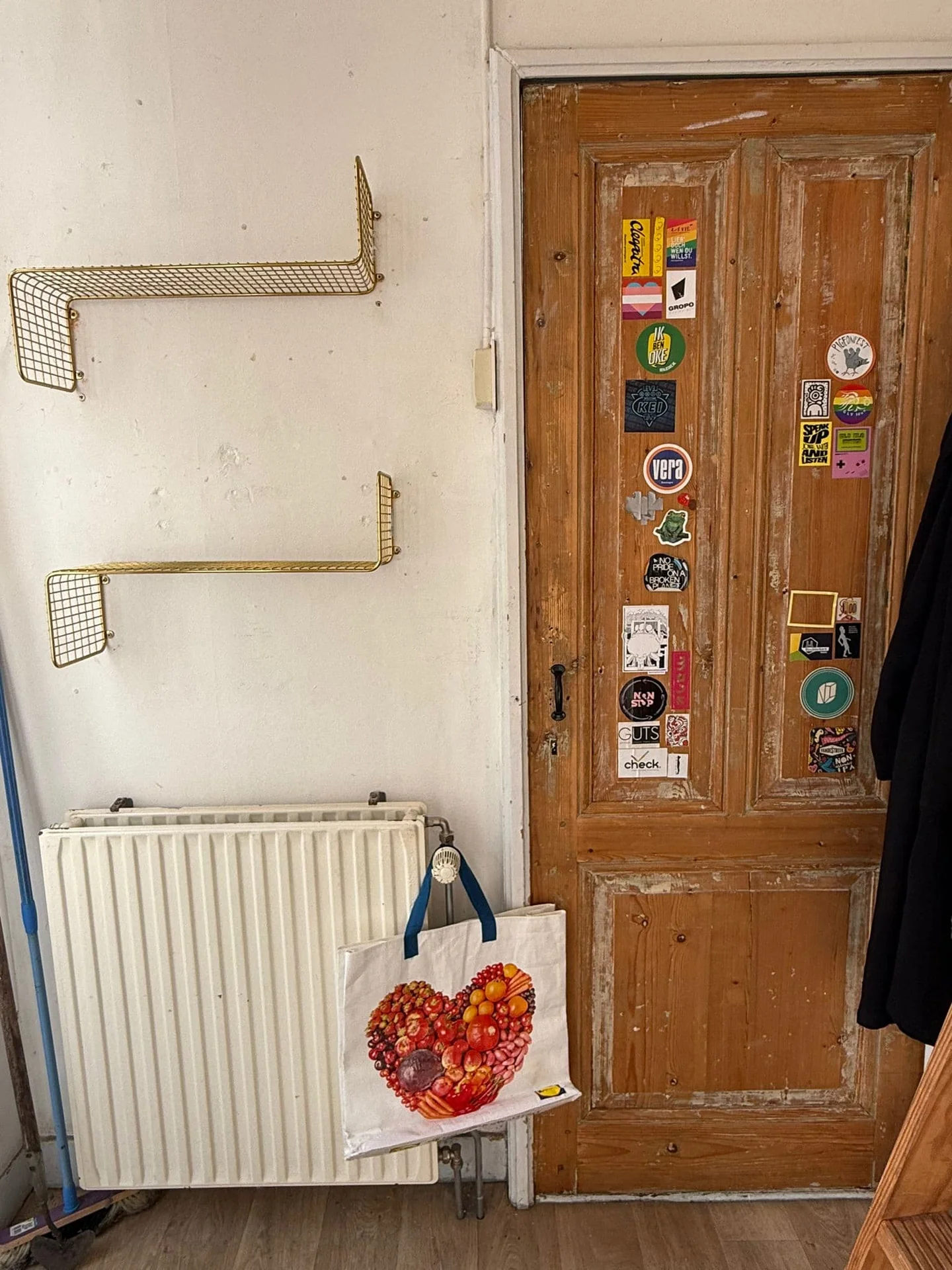 geblurde versie van de foto als achtergrond