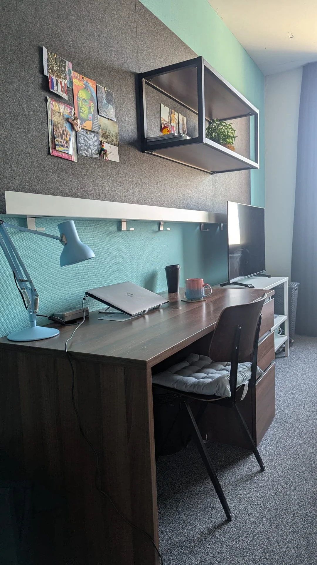 geblurde versie van de foto als achtergrond