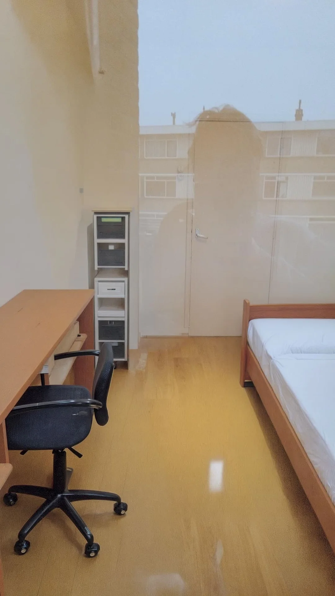 geblurde versie van de foto als achtergrond