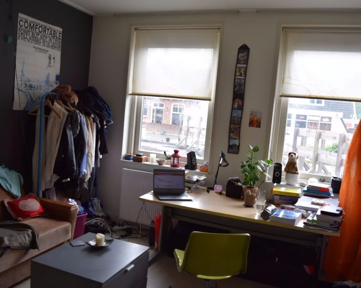 Foto van de Kamer gelegen aan de Kleine Grachtstraat in Groningen