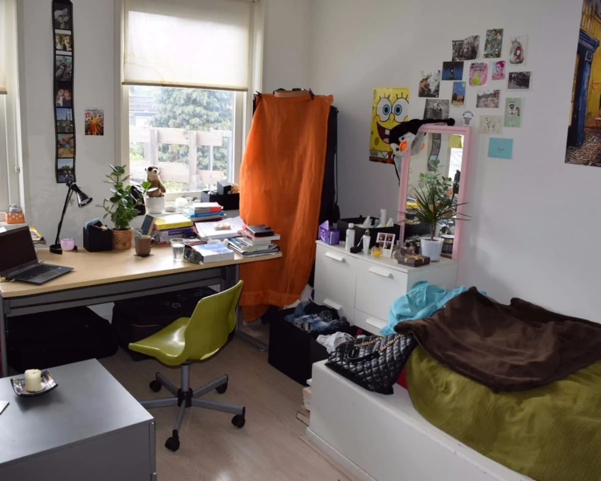 Foto van de Kamer gelegen aan de Kleine Grachtstraat in Groningen