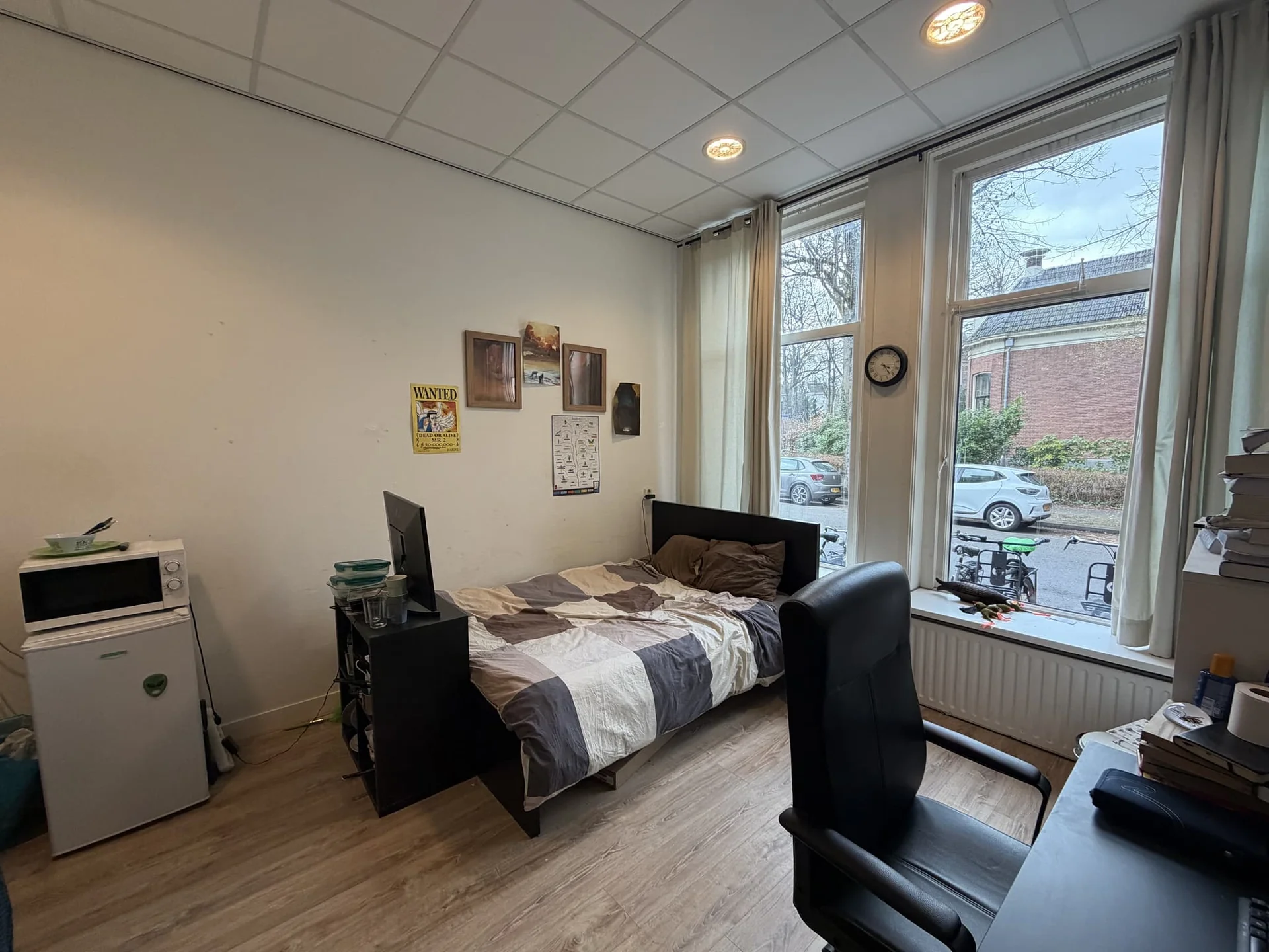 geblurde versie van de foto als achtergrond