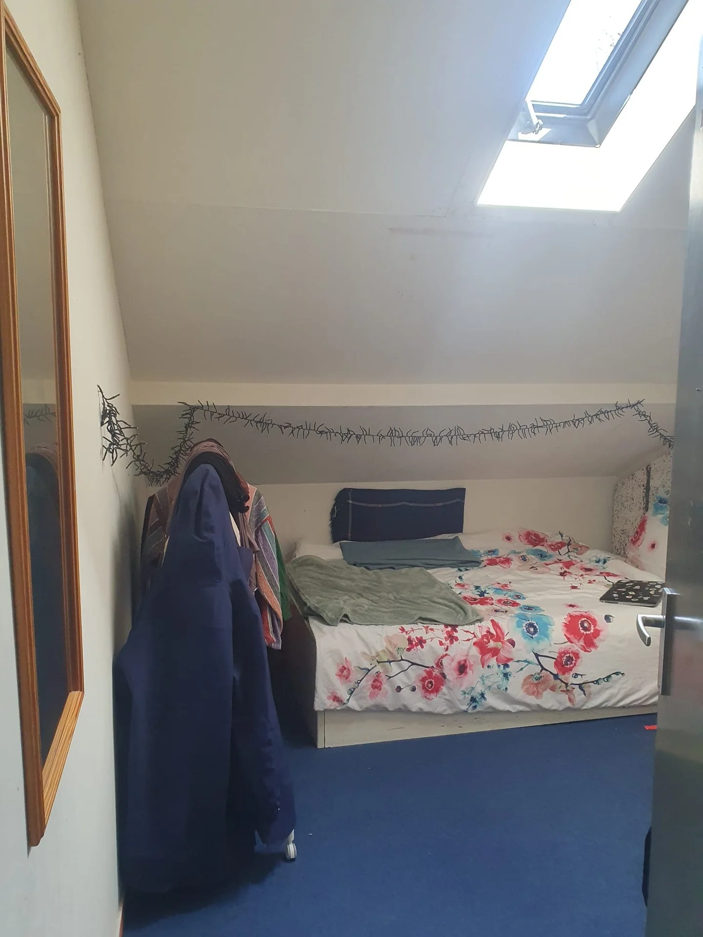 geblurde versie van de foto als achtergrond