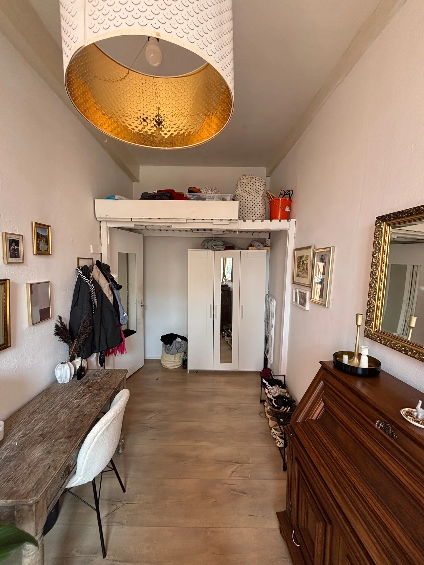 geblurde versie van de foto als achtergrond