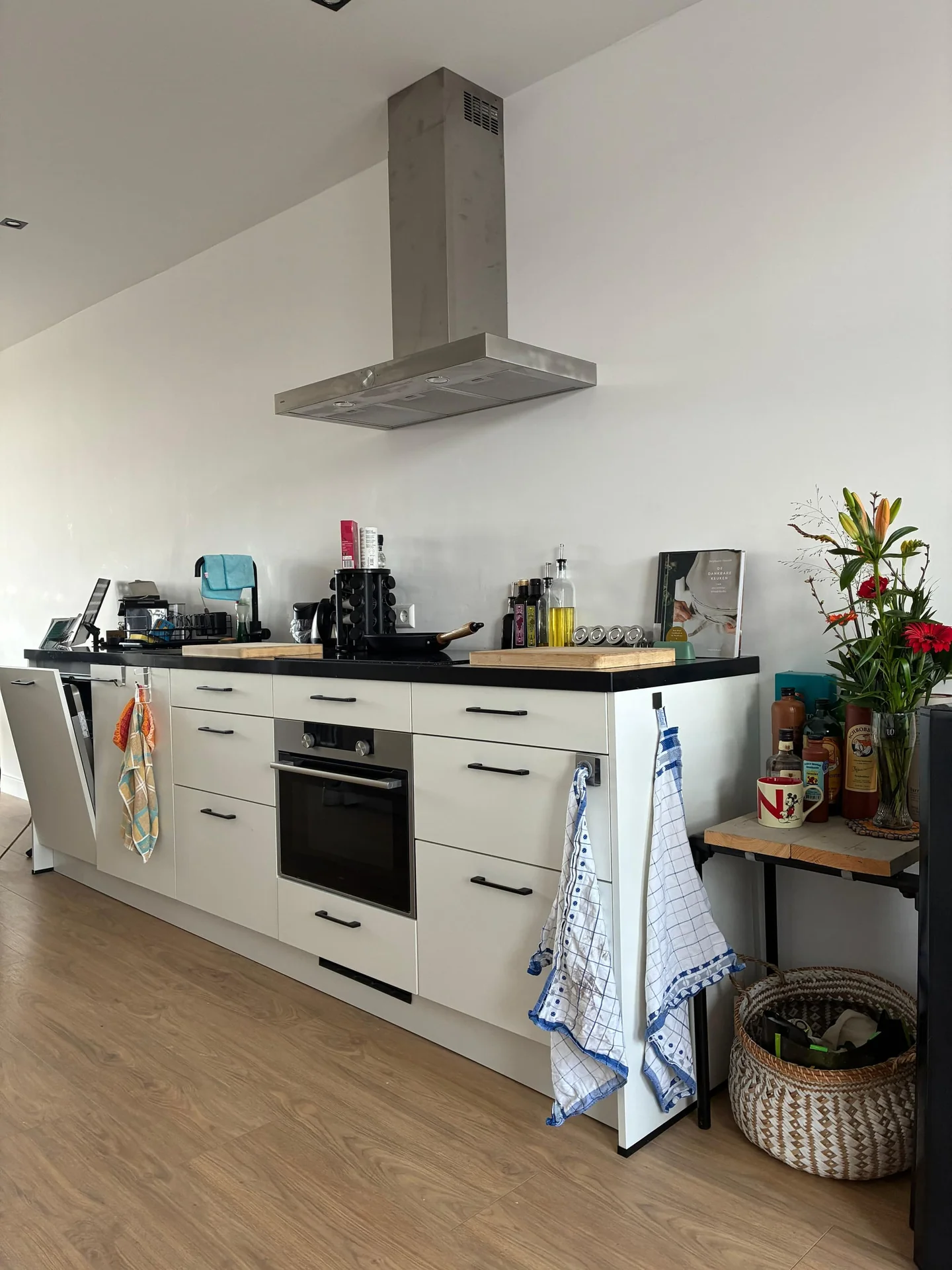 geblurde versie van de foto als achtergrond