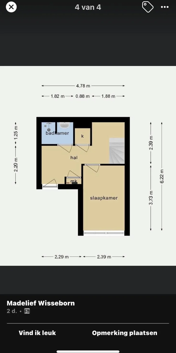 geblurde versie van de foto als achtergrond