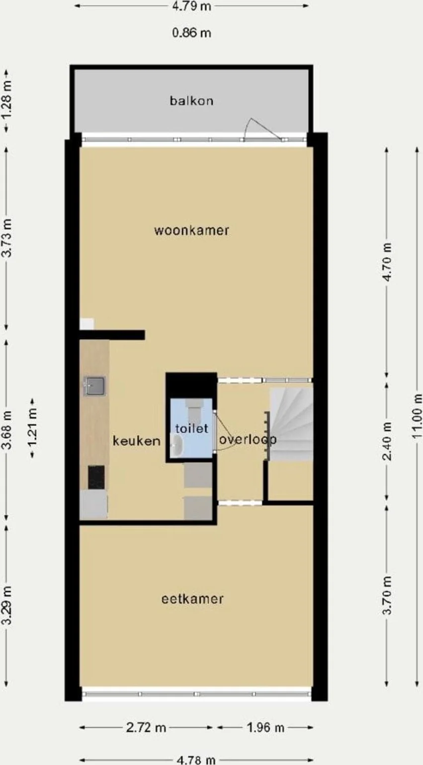 Foto van de Kamer gelegen aan de Gelkingestraat in Groningen