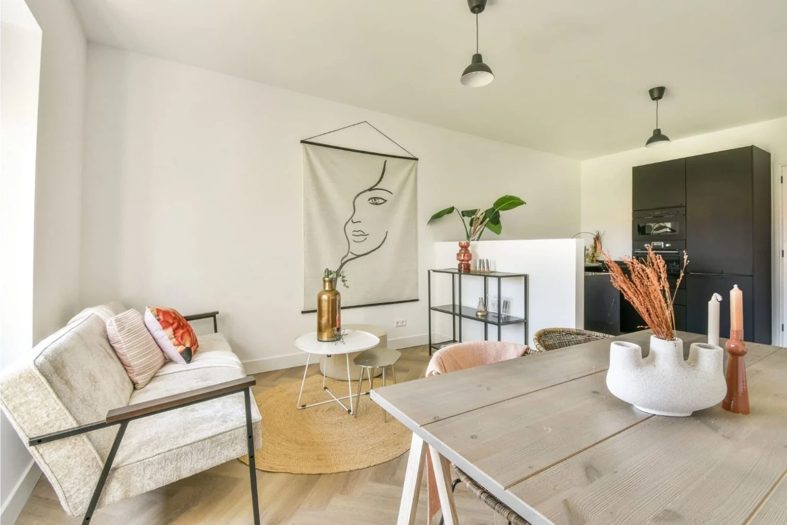 geblurde versie van de foto als achtergrond