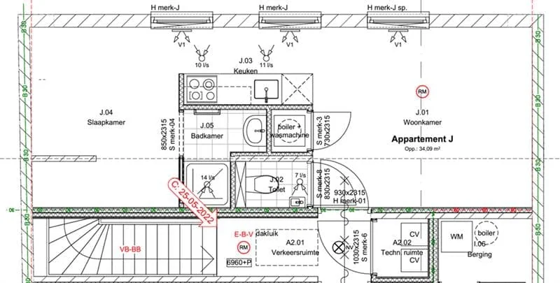 Foto van de Appartement gelegen aan de Hertogstraat in Nijmegen