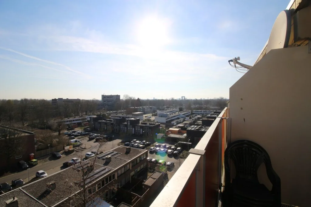 geblurde versie van de foto als achtergrond