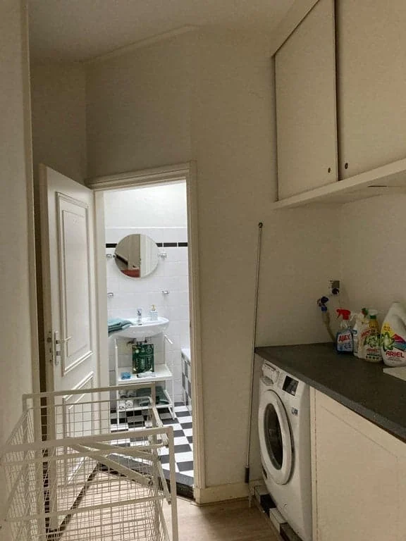 geblurde versie van de foto als achtergrond