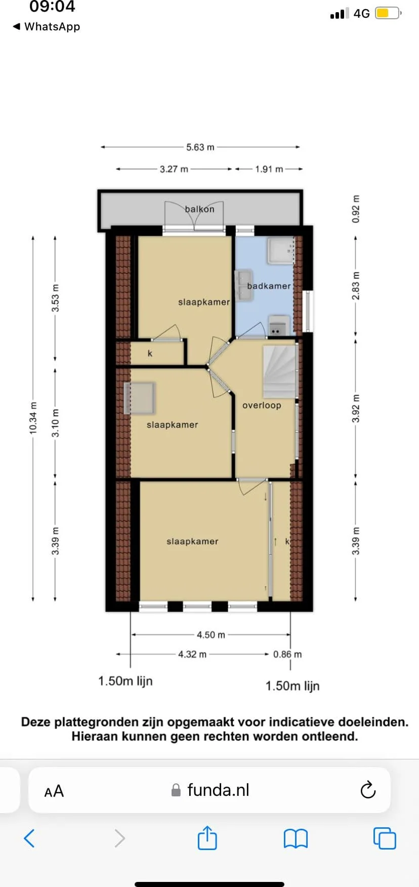 Foto van de Kamer gelegen aan de Hillevliet in Rotterdam