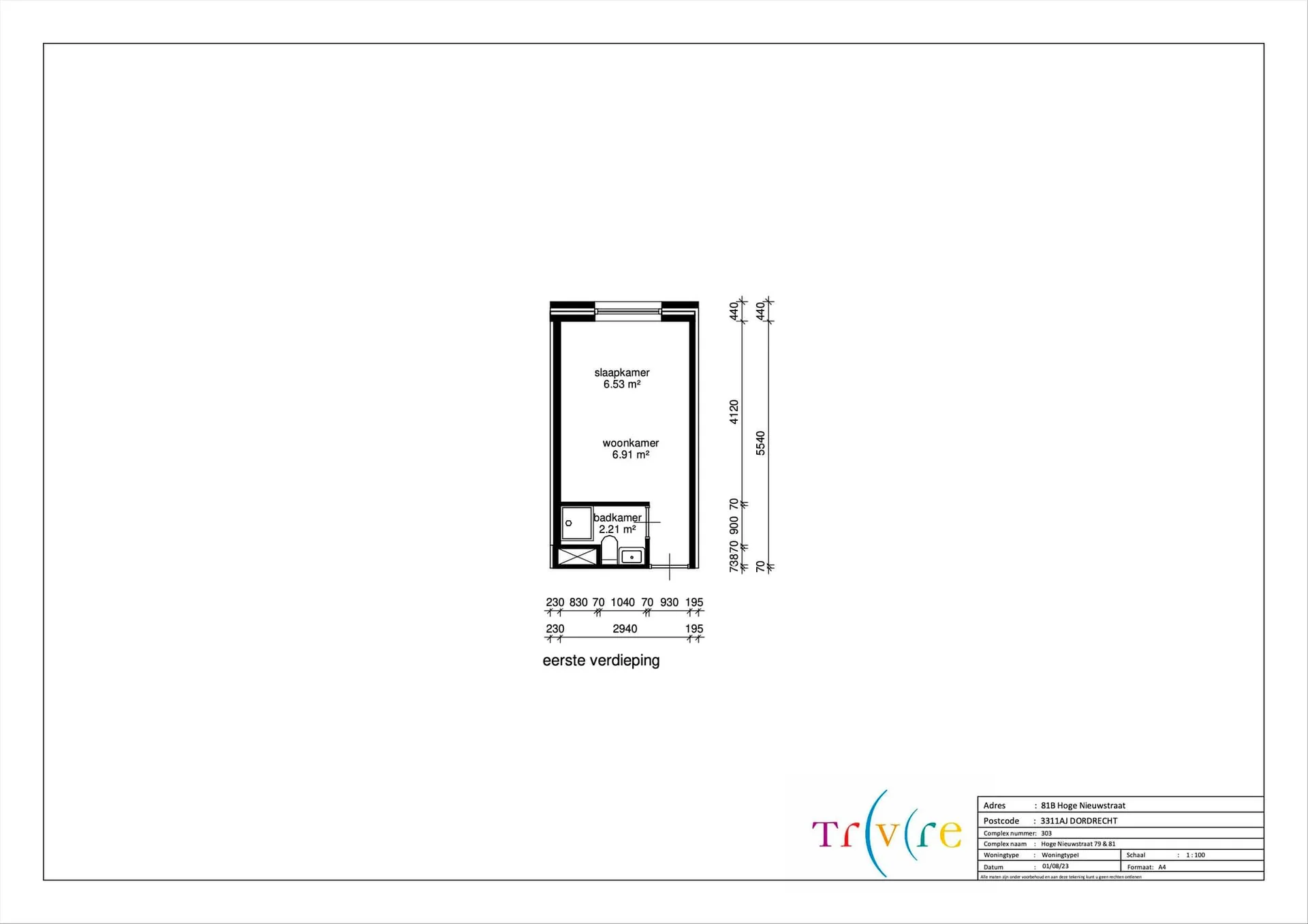 Foto van de Kamer gelegen aan de Hoge Nieuwstraat in Dordrecht