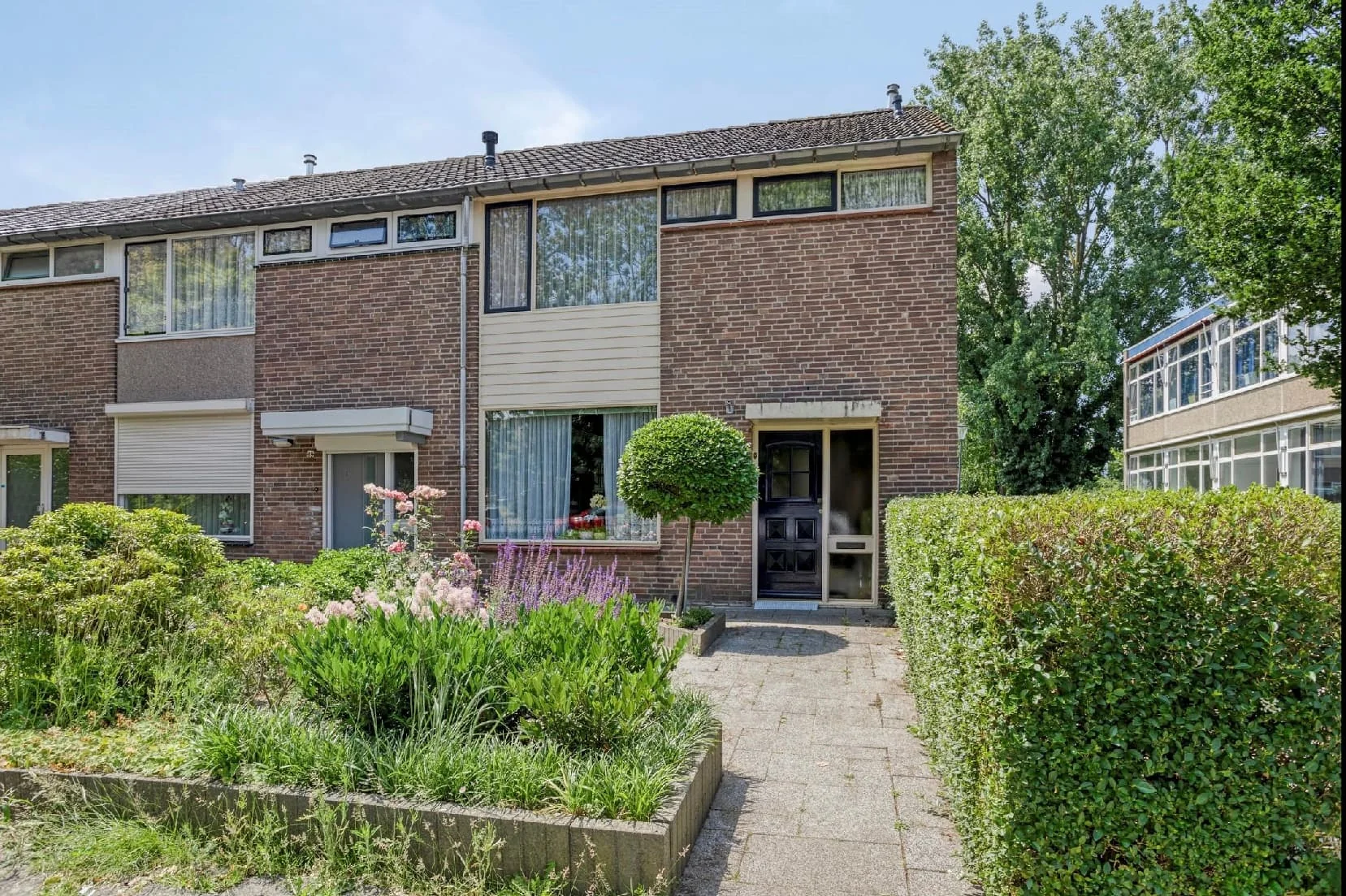 geblurde versie van de foto als achtergrond