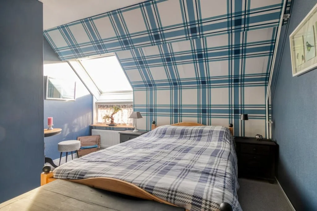 geblurde versie van de foto als achtergrond