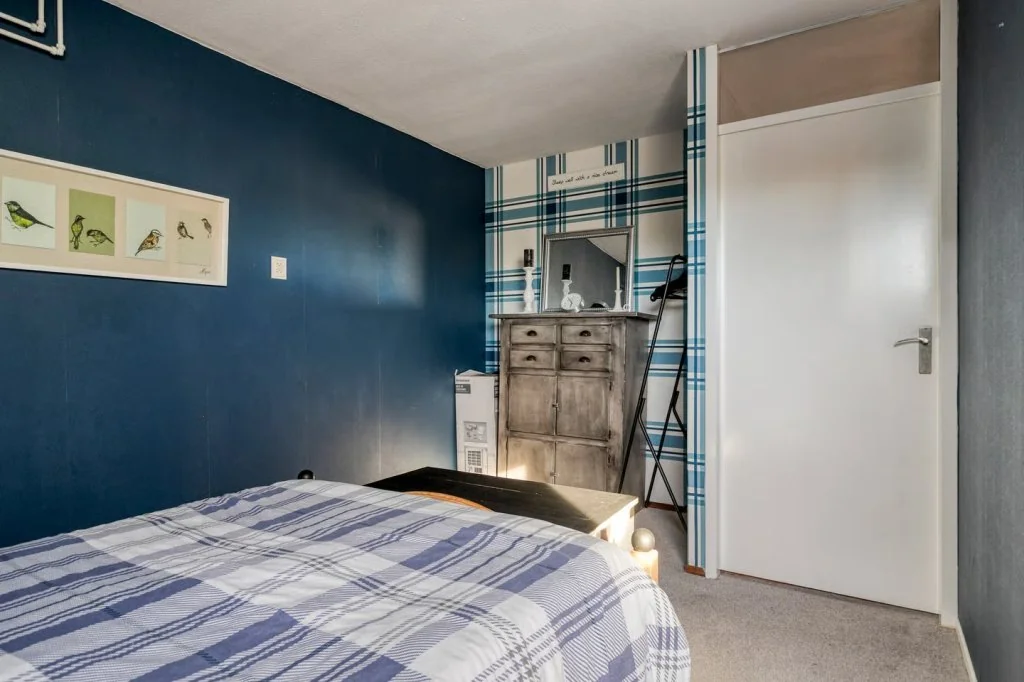 geblurde versie van de foto als achtergrond