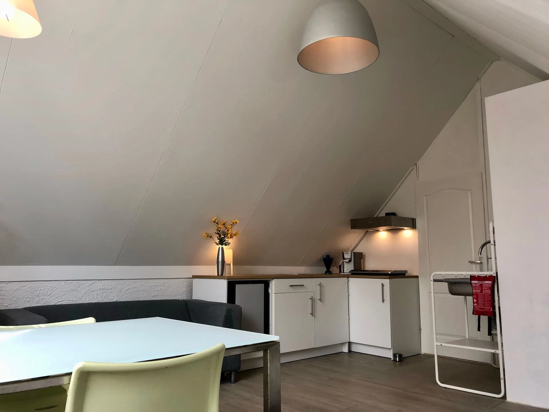 geblurde versie van de foto als achtergrond