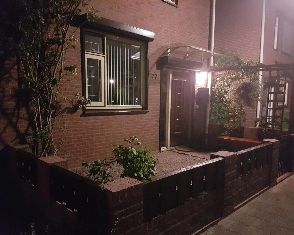 geblurde versie van de foto als achtergrond