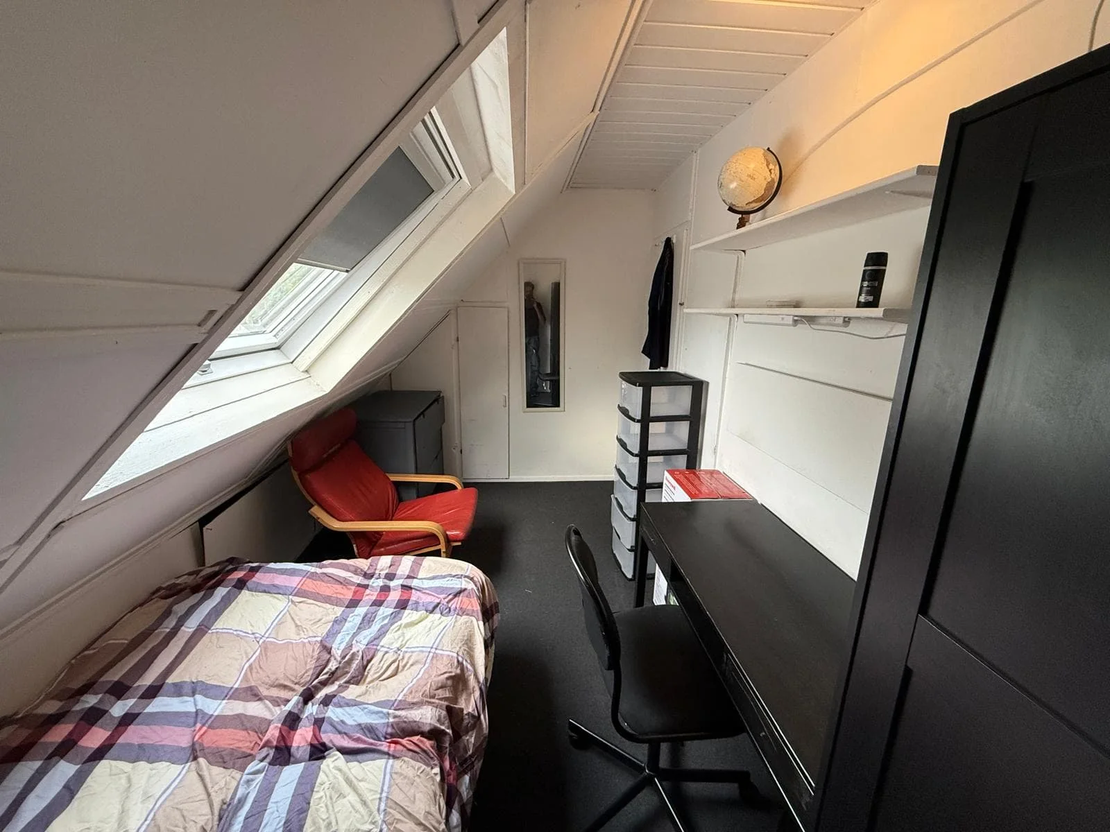 geblurde versie van de foto als achtergrond