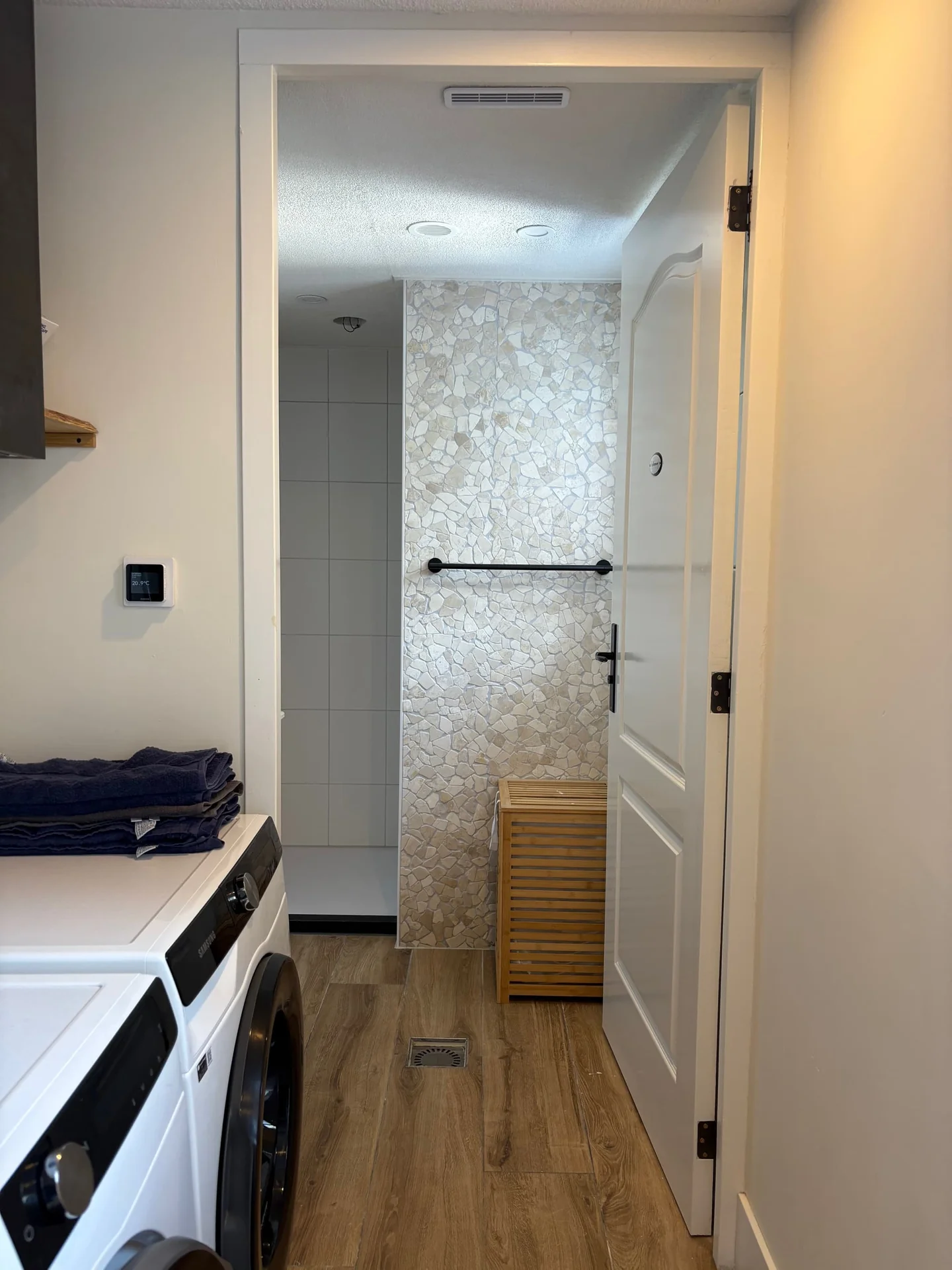 geblurde versie van de foto als achtergrond