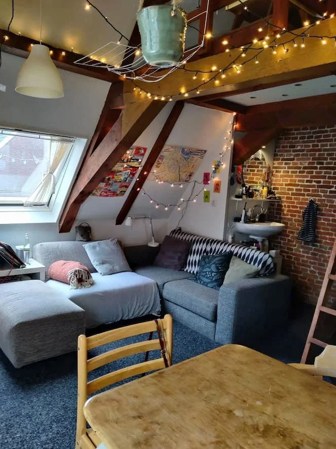 geblurde versie van de foto als achtergrond