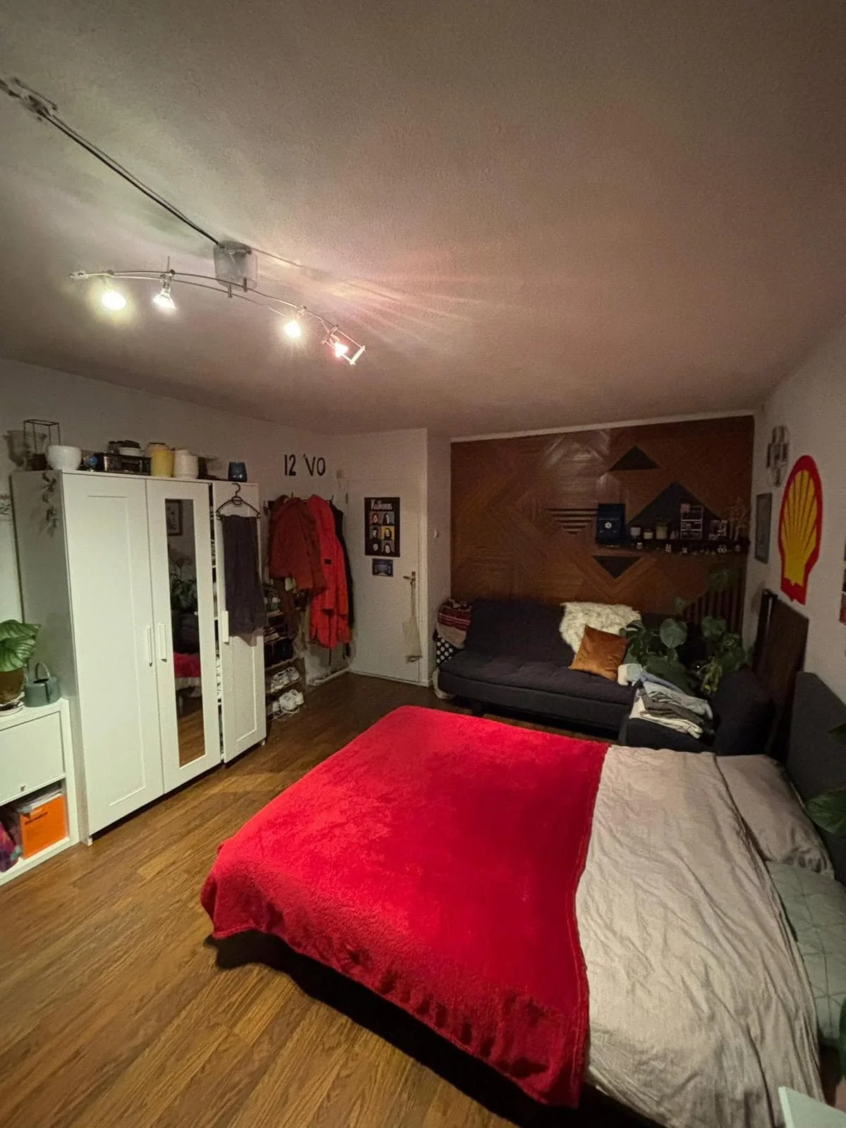 geblurde versie van de foto als achtergrond