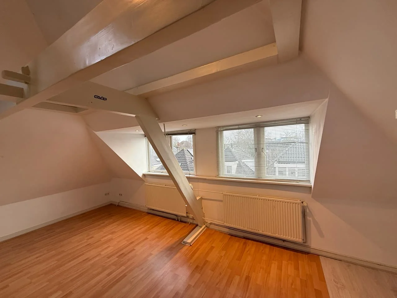 geblurde versie van de foto als achtergrond