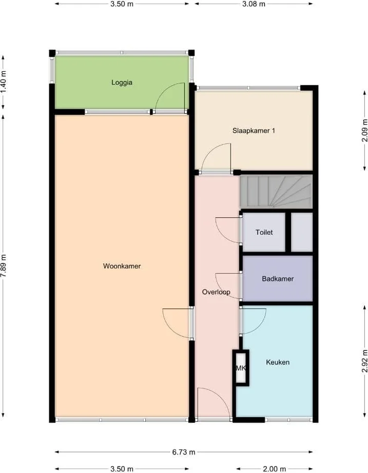 Foto van de Kamer gelegen aan de Willem de Zwijgersingel in Gouda