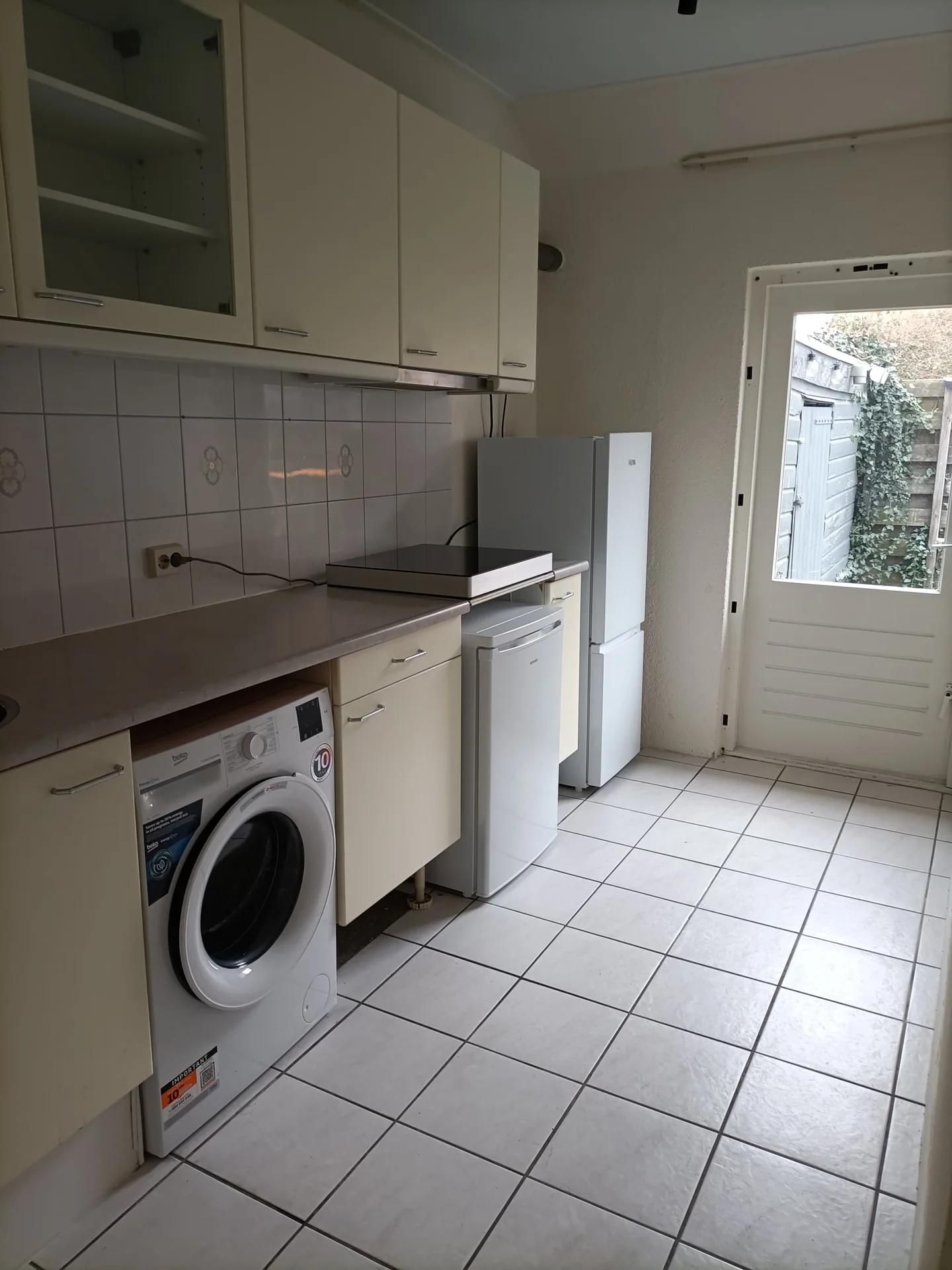 geblurde versie van de foto als achtergrond