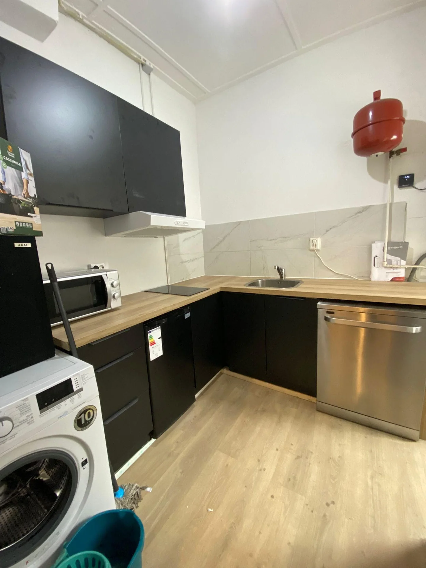 geblurde versie van de foto als achtergrond