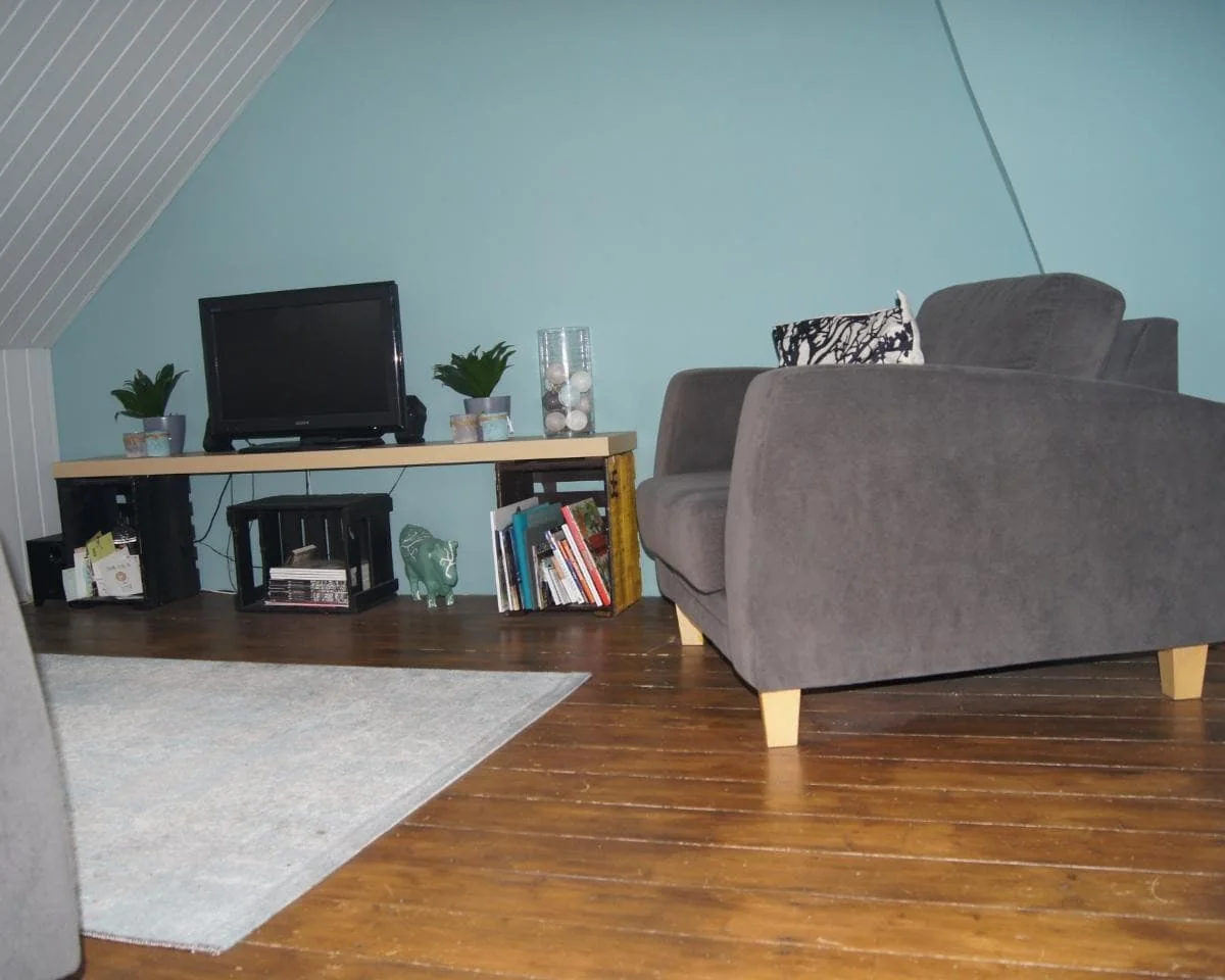 geblurde versie van de foto als achtergrond