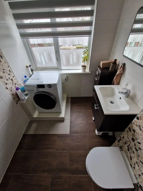 geblurde versie van de foto als achtergrond