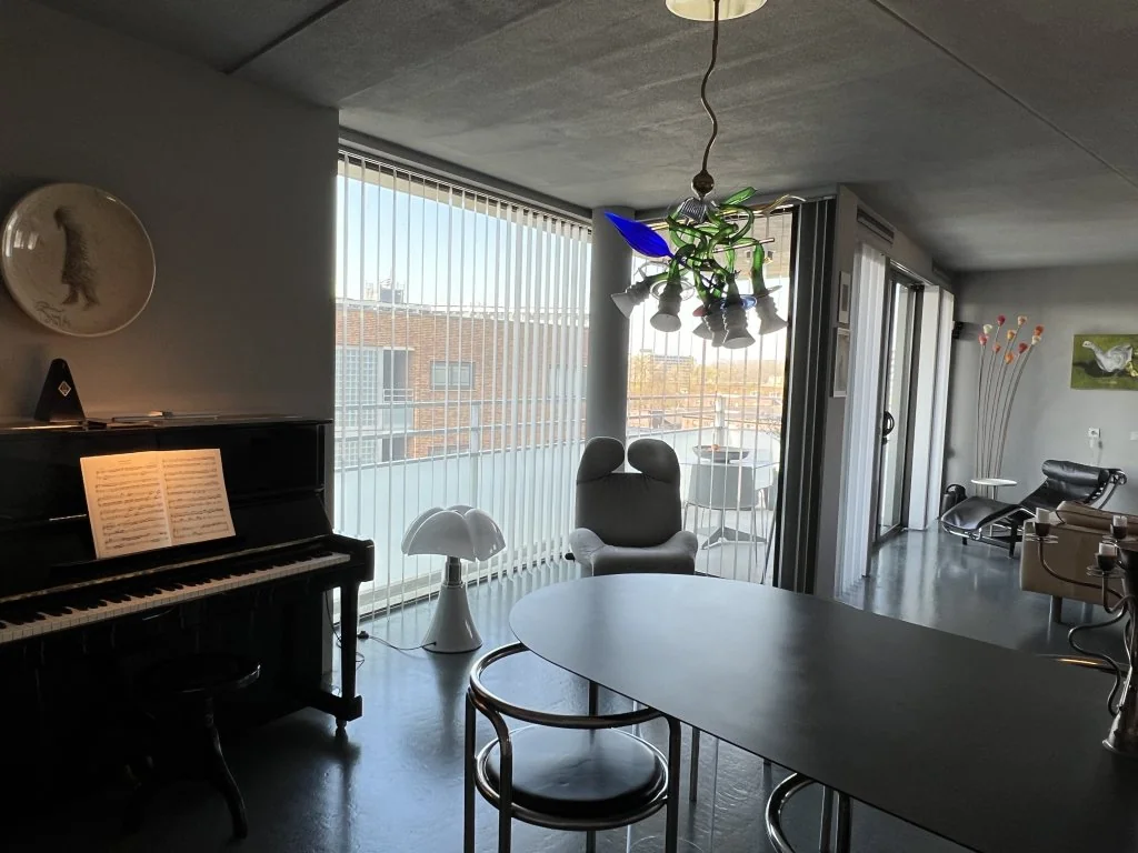 geblurde versie van de foto als achtergrond