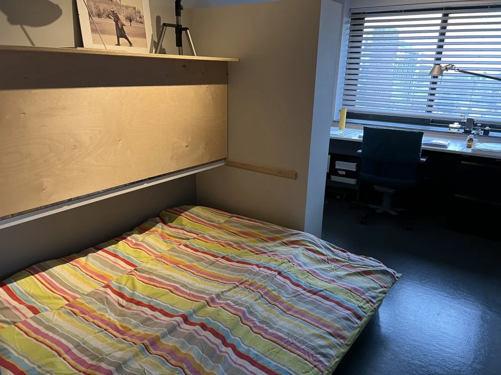 geblurde versie van de foto als achtergrond