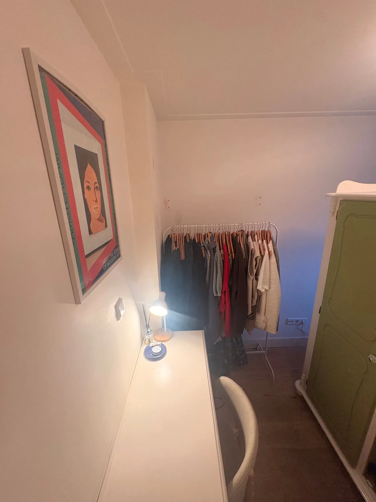 geblurde versie van de foto als achtergrond