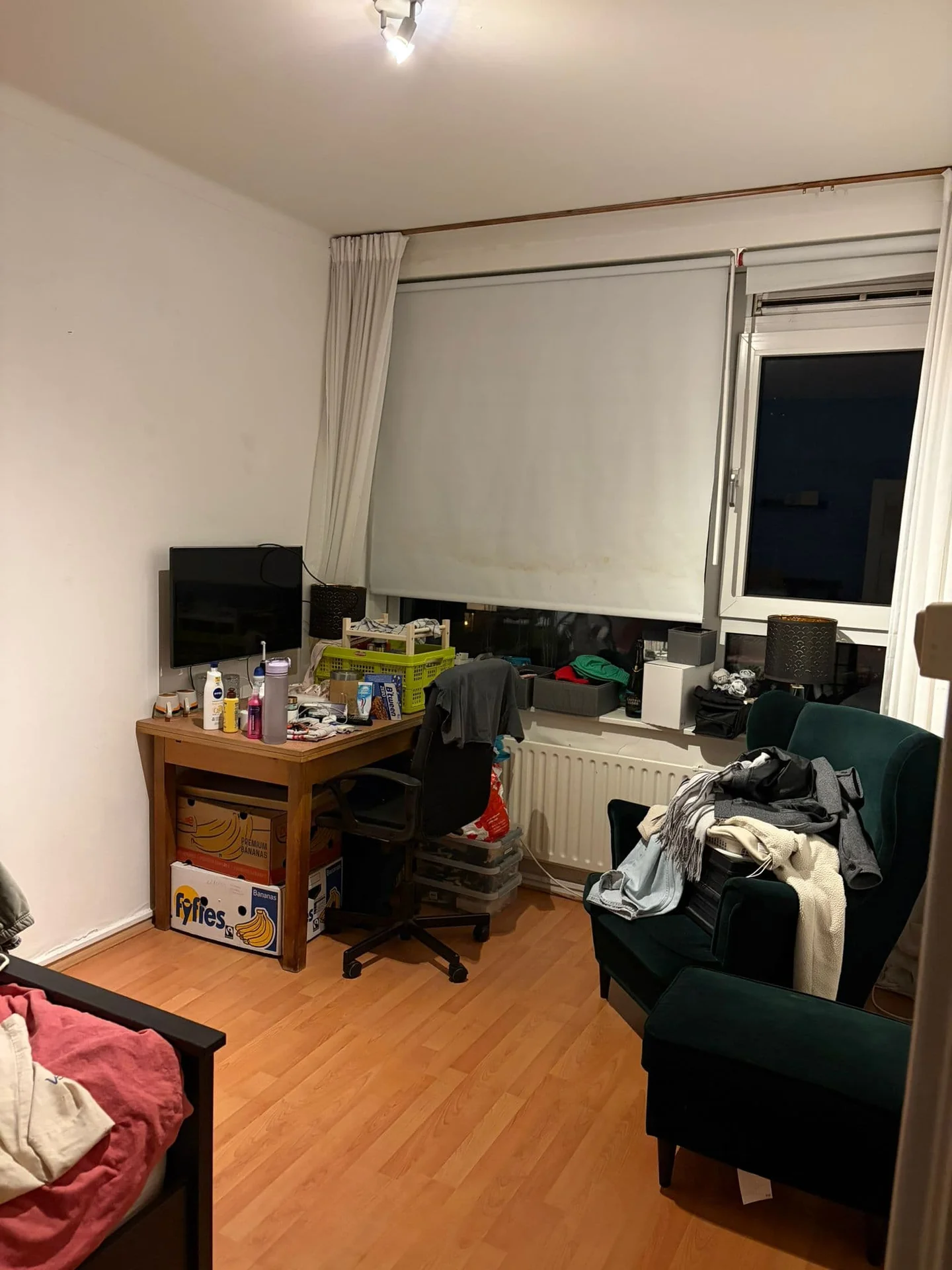 geblurde versie van de foto als achtergrond