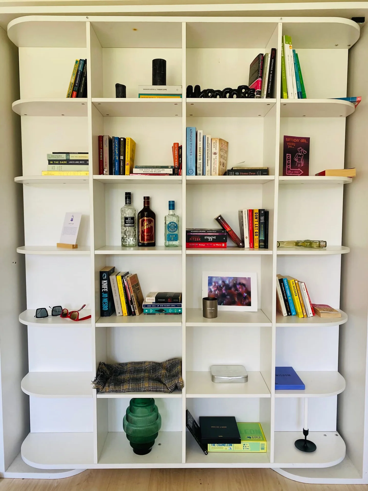 geblurde versie van de foto als achtergrond