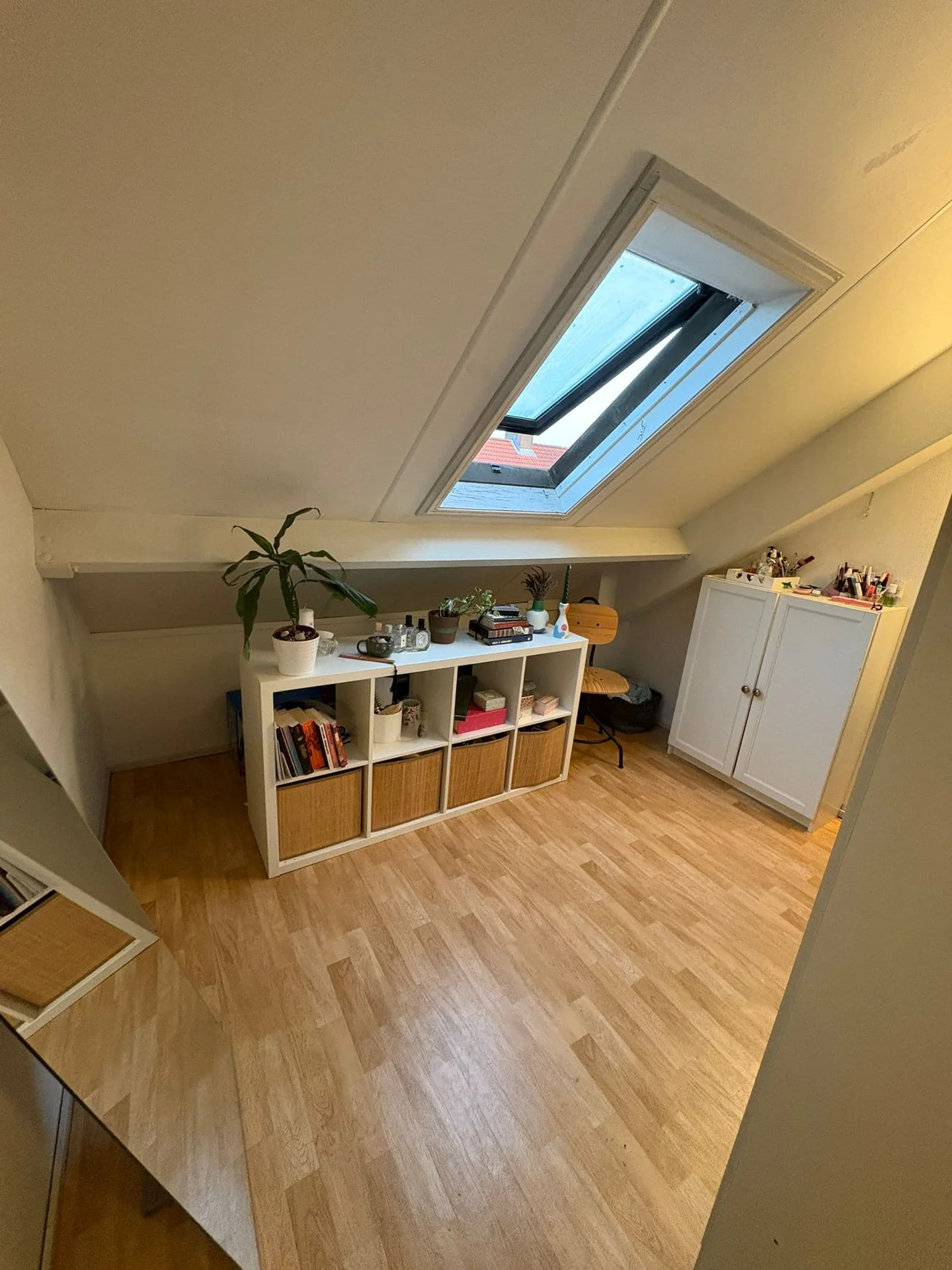 geblurde versie van de foto als achtergrond