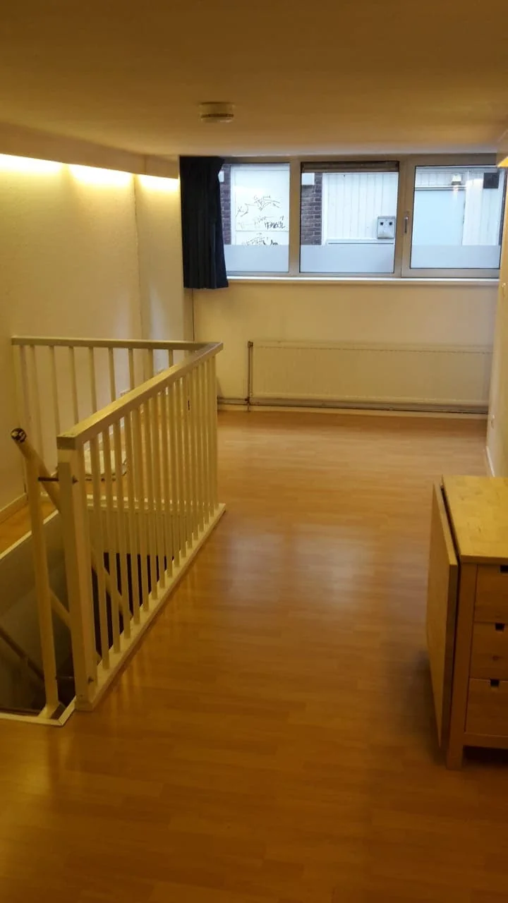 geblurde versie van de foto als achtergrond