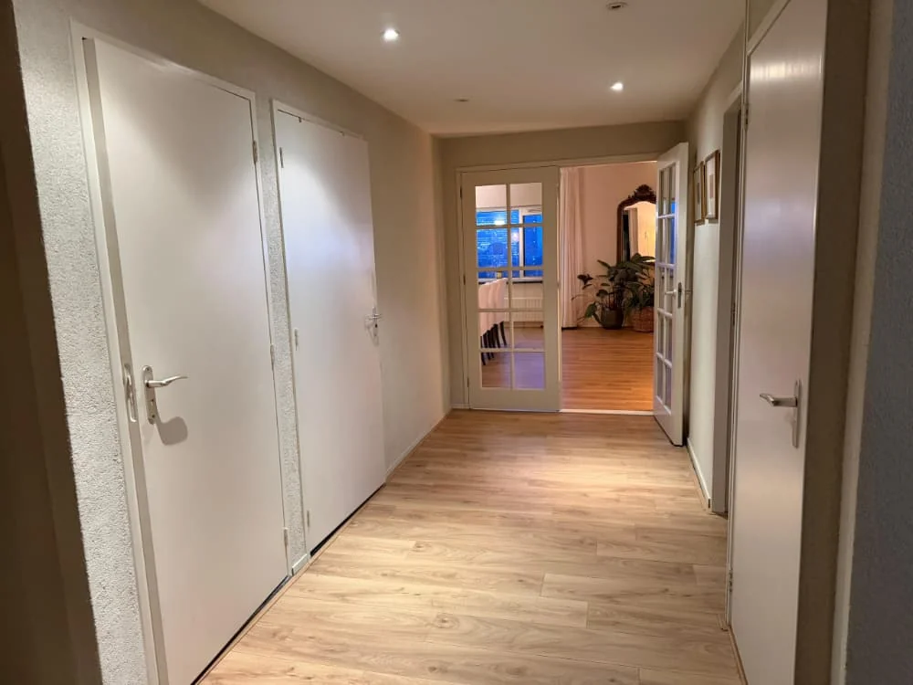 geblurde versie van de foto als achtergrond