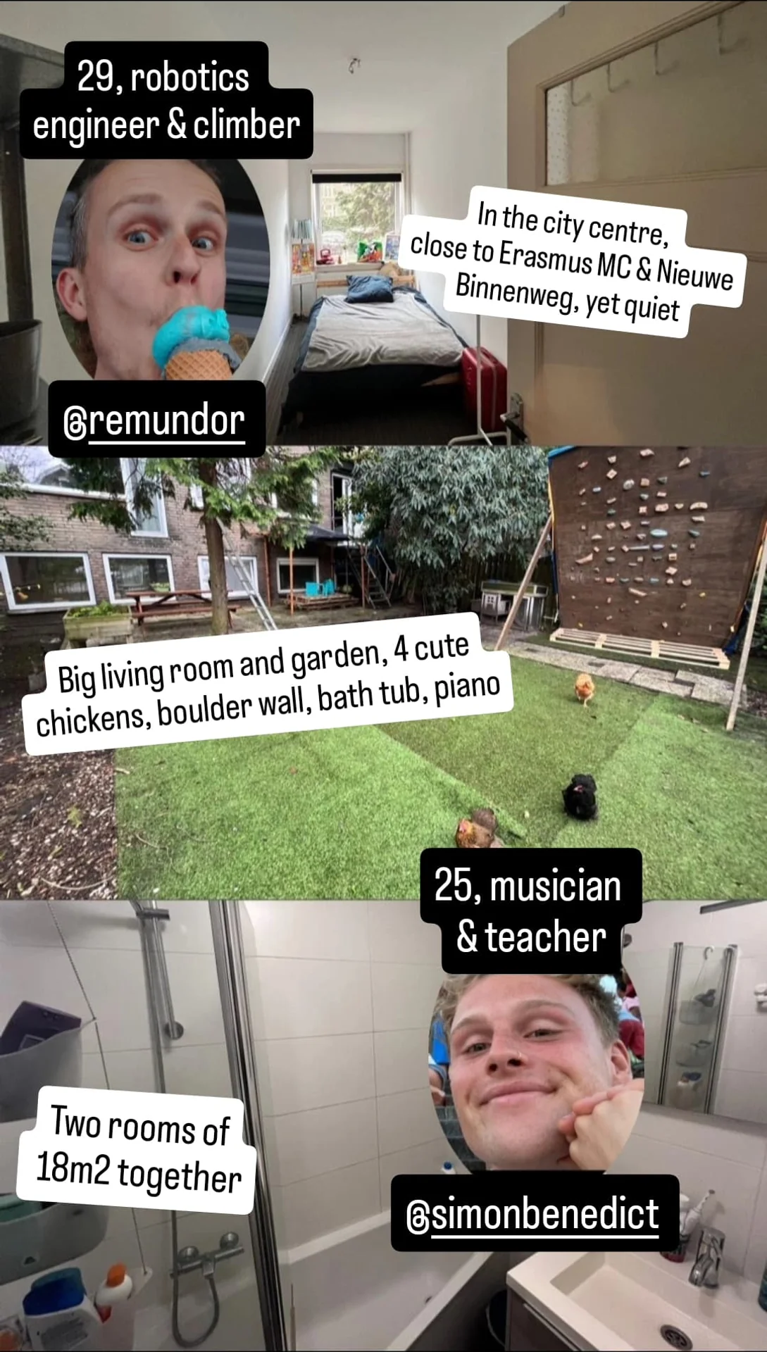 Foto van de Kamer gelegen aan de Rochussenstraat in Rotterdam