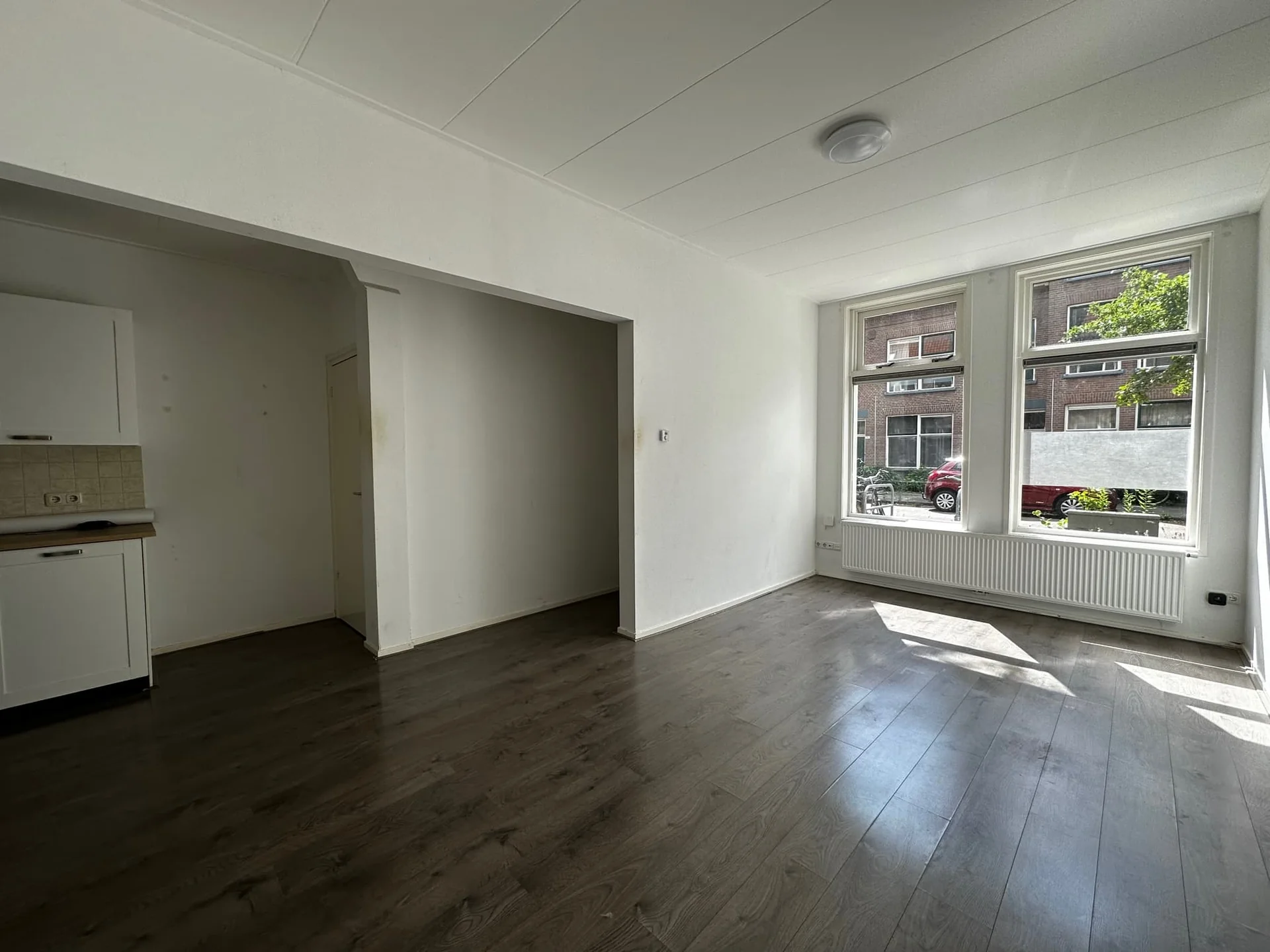 geblurde versie van de foto als achtergrond