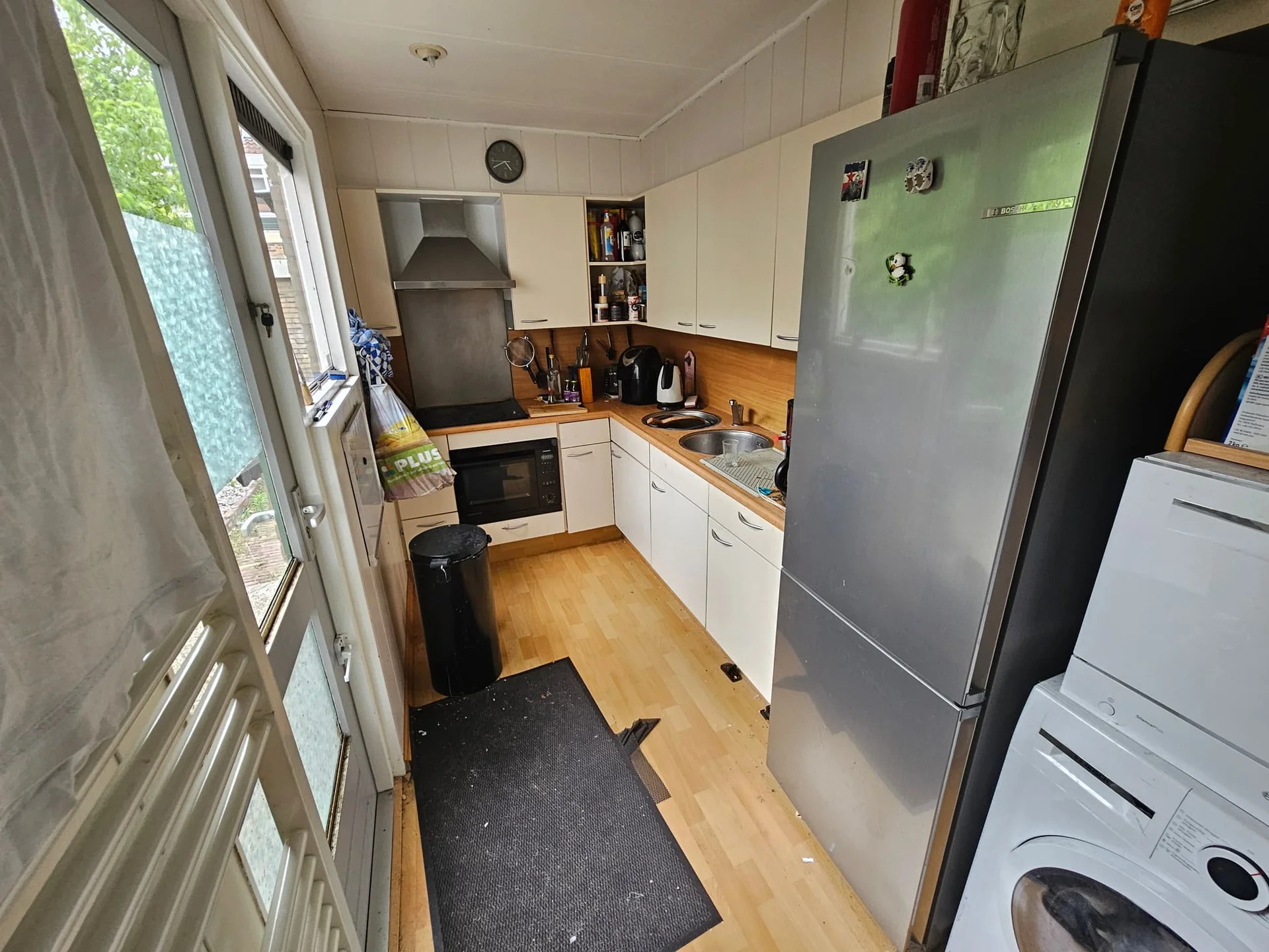 geblurde versie van de foto als achtergrond