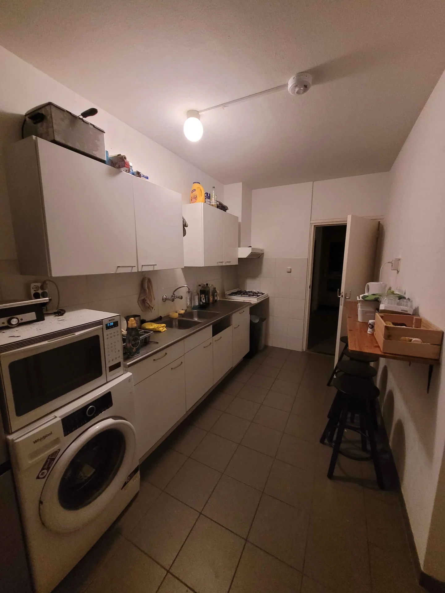 geblurde versie van de foto als achtergrond