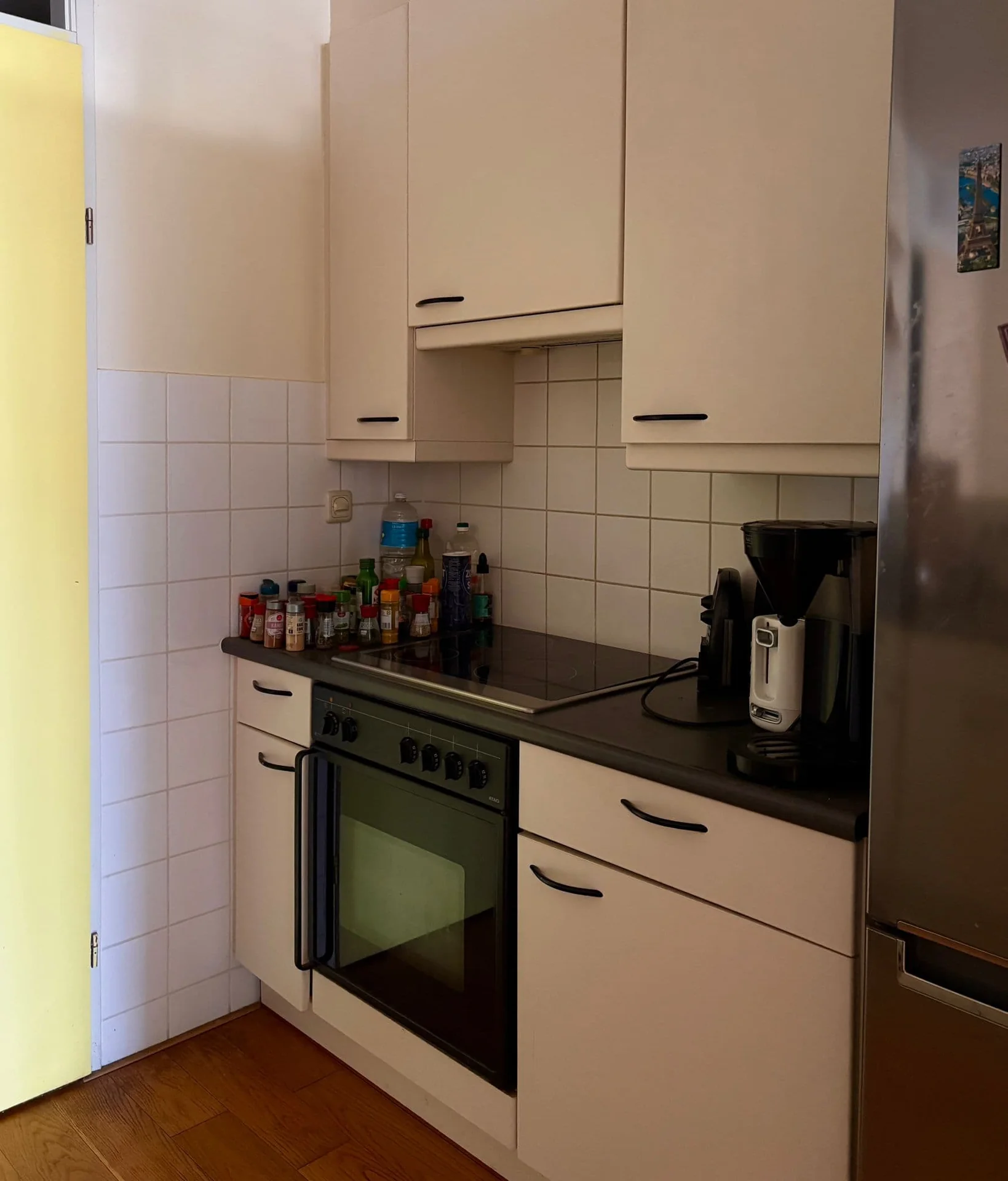 geblurde versie van de foto als achtergrond