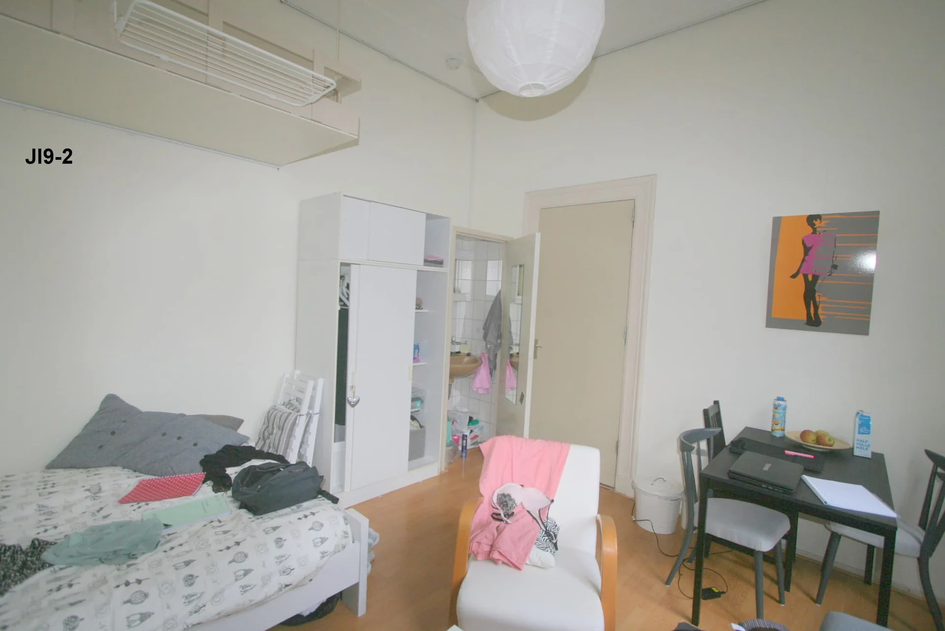 geblurde versie van de foto als achtergrond