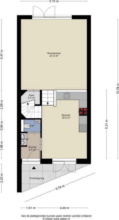 Foto van de Appartement gelegen aan de Waterlinie in Eindhoven