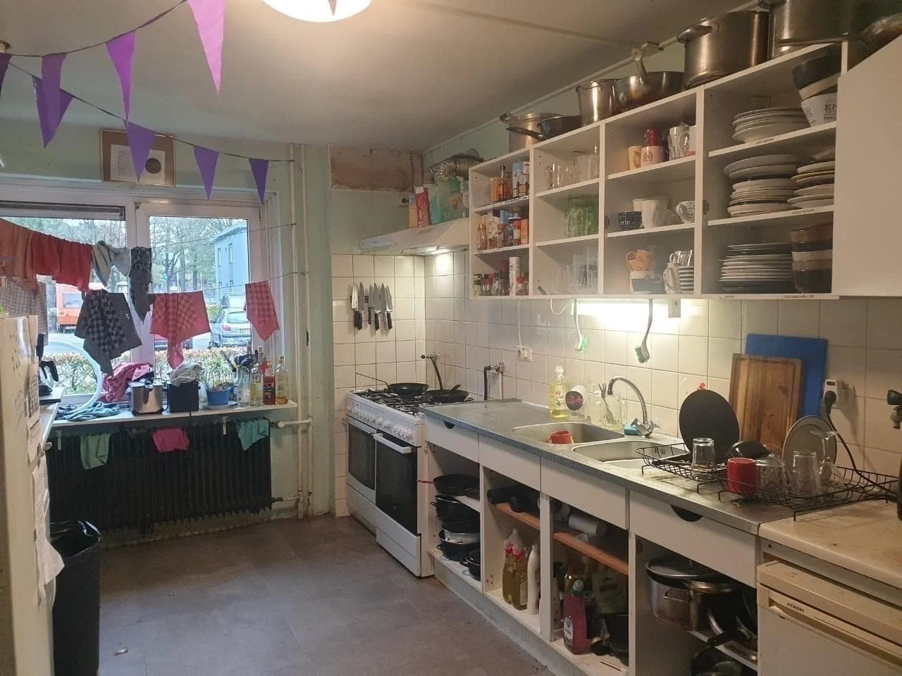 geblurde versie van de foto als achtergrond