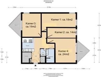 Foto van de Appartement gelegen aan de Groenhoven in Amsterdam