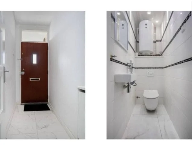 geblurde versie van de foto als achtergrond